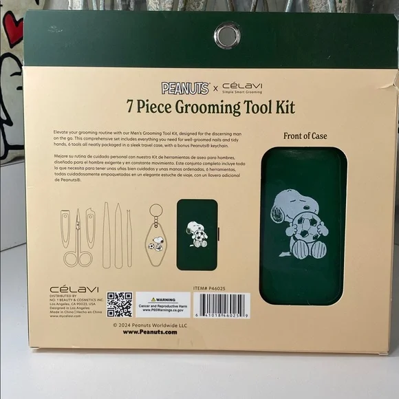 Peanuts x Celavi Green Grooming Tool Kit - Picture 5 of 6